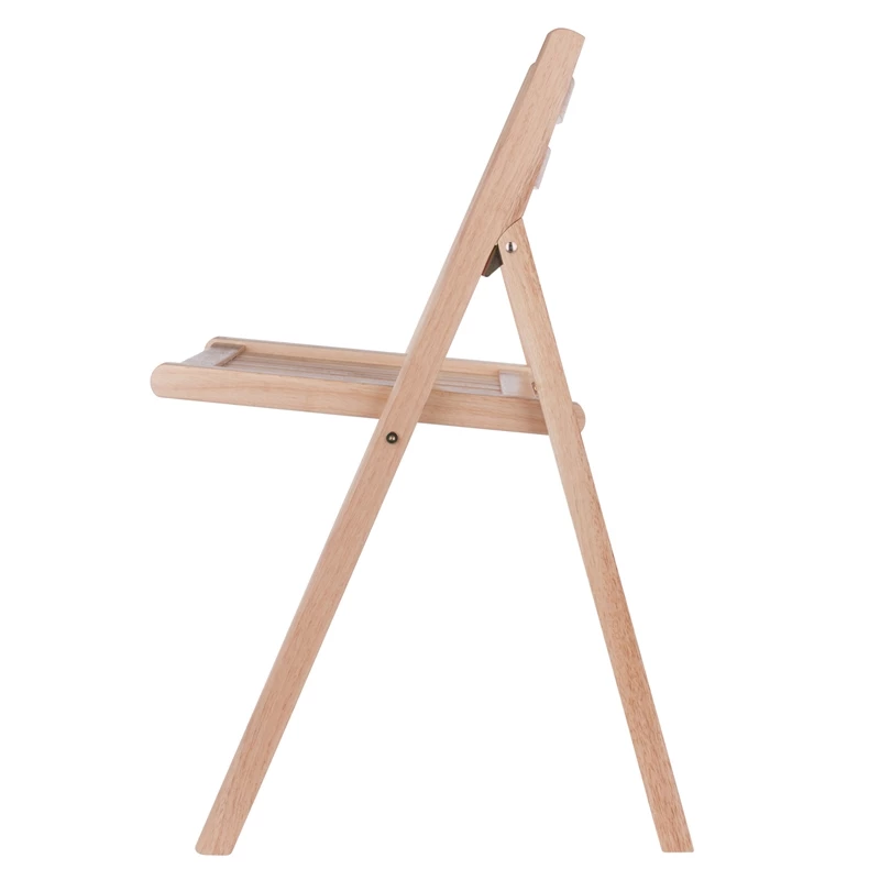 Winsome Robin Transitional Solid Wood Folding Chair In Teak (Set Of 4) 11 Winsome Robin Transitional Solid Wood Folding Chair In Teak (Set Of 4) - Image 9