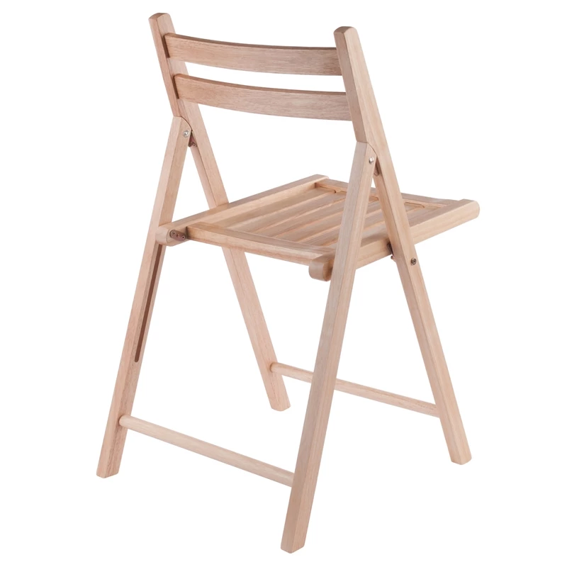 Winsome Robin Transitional Solid Wood Folding Chair In Teak (Set Of 4) 12 Winsome Robin Transitional Solid Wood Folding Chair In Teak (Set Of 4) - Image 10
