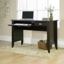 Sauder Shoal Creek Modern Wood Computer Desk In Jamocha Wood -CYMAX Sales 437751 1 L