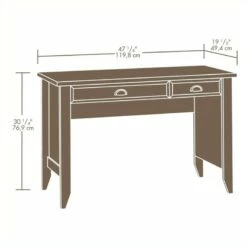 Sauder Shoal Creek Modern Wood Computer Desk In Jamocha Wood -CYMAX Sales 437751 3 L