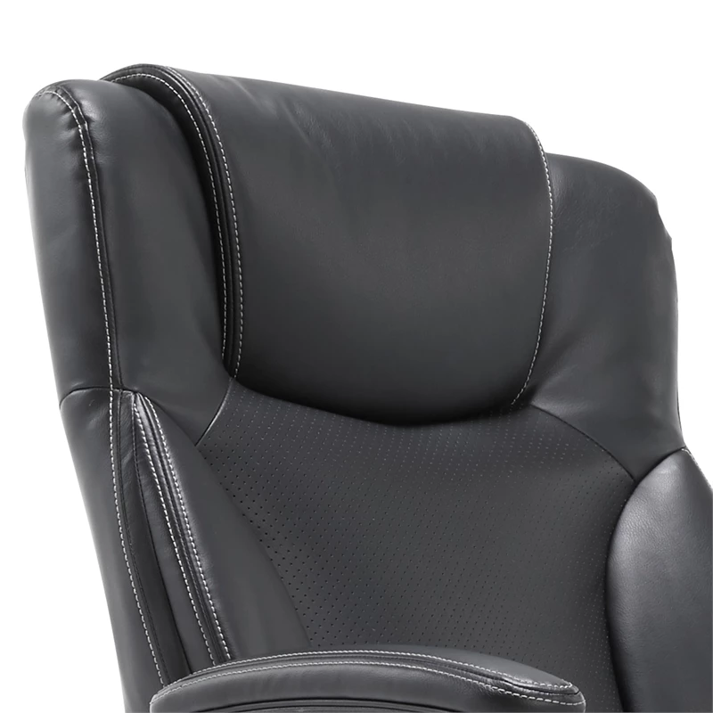 Serta Connor Office Chair Gray Bonded Leather 5 Serta Connor Office Chair Gray Bonded Leather - Image 3