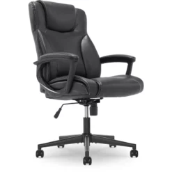Serta Connor Office Chair Gray Bonded Leather 32 Serta Connor Office Chair Gray Bonded Leather -CYMAX Sales 442158 37 L