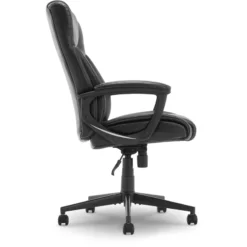 Serta Connor Office Chair Gray Bonded Leather 33 Serta Connor Office Chair Gray Bonded Leather -CYMAX Sales 442158 38 L