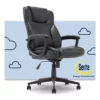 Serta Connor Office Chair Gray Bonded Leather