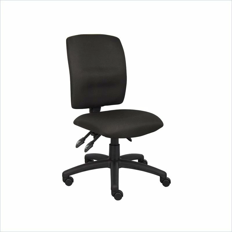 Boss Office Black Multi Function Task Chair With Large Base In Black 3 Boss Office Black Multi Function Task Chair With Large Base In Black