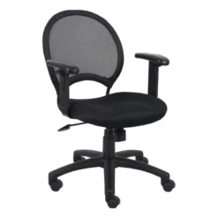Boss Office Mesh Back Task Office Chair With Adjustable Arms