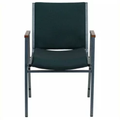 Flash Furniture Hercules Upholstered Stacking Chair In Burgundy