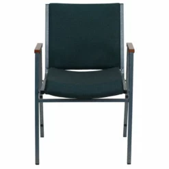 Flash Furniture Hercules Upholstered Stacking Chair In Navy