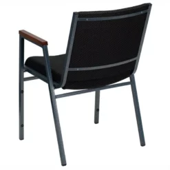 Flash Furniture Hercules Upholstered Stacking Chair In Navy -CYMAX Sales 454822 2 L