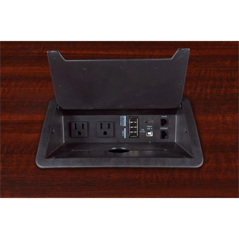 Regency Legacy Modular Race Track Conference Table In Mahogany 4 Regency Legacy Modular Race Track Conference Table In Mahogany - Image 2