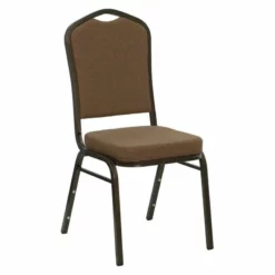 Flash Furniture Hercules Stacking Banquet Stacking Chair In Coffee -CYMAX Sales 461361 L 1