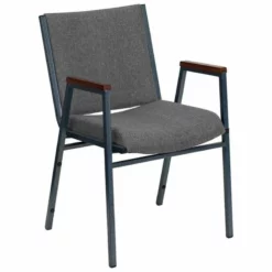 Flash Furniture Hercules Upholstered Stacking Chair In Black -CYMAX Sales 461368 1 L 2