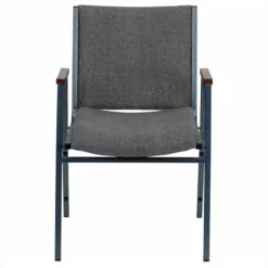 Flash Furniture Hercules Upholstered Stacking Chair In Burgundy -CYMAX Sales 461368 L 1