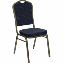 Flash Furniture Hercules Crown Back Banquet Stacking Chair In Black -CYMAX Sales 462241 L 1