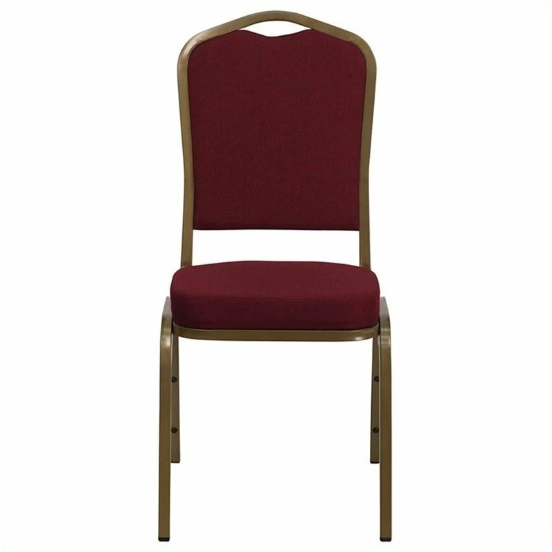 Flash Furniture Hercules Banquet Stacking Chair In Gold And Burgundy 3 Flash Furniture Hercules Banquet Stacking Chair In Gold And Burgundy