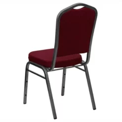 Flash Furniture Hercules Series Banquet Stacking Chair In Burgundy -CYMAX Sales 465604 3 L