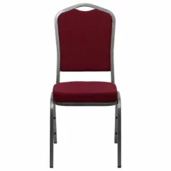 Flash Furniture Hercules Series Banquet Stacking Chair In Burgundy
