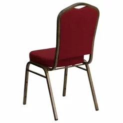 Flash Furniture Hercules Crown Back Banquet Stacking Chair In Black -CYMAX Sales 465605 3 L 1