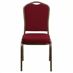 Flash Furniture Hercules Crown Back Banquet Stacking Chair In Black -CYMAX Sales 465605 L 1