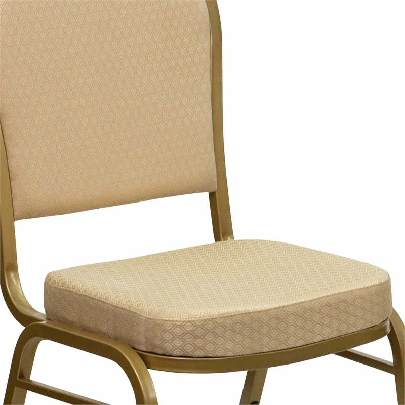 Flash Furniture Hercules Dome Back Banquet Stacking Chair In Beige 18 Flash Furniture Hercules Dome Back Banquet Stacking Chair In Beige - Image 16