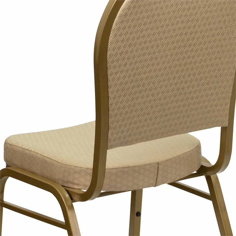 Flash Furniture Hercules Dome Back Banquet Stacking Chair In Beige 19 Flash Furniture Hercules Dome Back Banquet Stacking Chair In Beige - Image 17