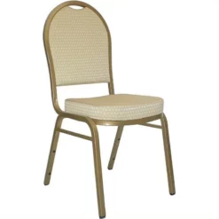 Flash Furniture Hercules Dome Back Banquet Stacking Chair In Beige 35 Flash Furniture Hercules Dome Back Banquet Stacking Chair In Beige -CYMAX Sales 465607 L