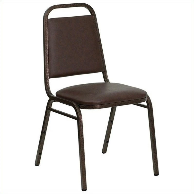 Flash Furniture Hercules Banquet Stacking Chair In Brown And Copper 4 Flash Furniture Hercules Banquet Stacking Chair In Brown And Copper - Image 2
