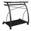 Altra Furniture Mobile Computer Cart And Desk In Black Finish 2 Altra Furniture Mobile Computer Cart And Desk In Black Finish -CYMAX Sales 466208 6 L