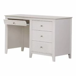 Coaster Selena 3-Drawer Wooden Computer Desk Storage In Cream