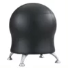 Safco Zenergy Ball Office Chair In Black Vinyl