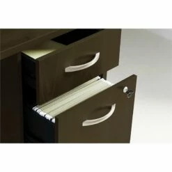 Series C RH L Shaped Desk With Drawers In Mocha Cherry - Engineered Wood -CYMAX Sales 470723 5 L