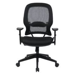 Office Star AirGrid Back And Mesh Fabric Seat Office Chair In Black 13 Office Star AirGrid Back And Mesh Fabric Seat Office Chair In Black -CYMAX Sales 472714 4 L