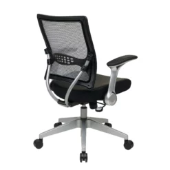Professional AirGrid Back And Seat Managers Office Chair In Black Leather -CYMAX Sales 472722 3 L