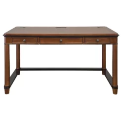 Martin Furniture Kensington Wood Laptop Writing Desk In Warm Fruitwood Brown 14 Martin Furniture Kensington Wood Laptop Writing Desk In Warm Fruitwood Brown -CYMAX Sales 481392 10 L