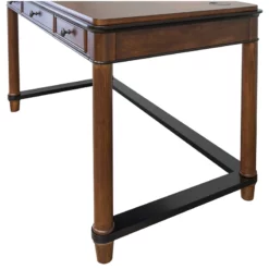 Martin Furniture Kensington Wood Laptop Writing Desk In Warm Fruitwood Brown 11 Martin Furniture Kensington Wood Laptop Writing Desk In Warm Fruitwood Brown -CYMAX Sales 481392 7 L