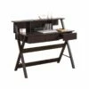 Techni Mobili Fashionable Workstation With Shelf And Storage In Wenge -CYMAX Sales 486670 L