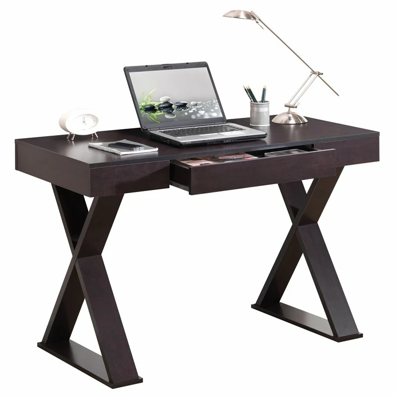 Techni Mobili Trendy Desk With Drawer In Espresso 5 Techni Mobili Trendy Desk With Drawer In Espresso - Image 3