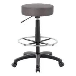 Boss Office Products The DOT Drafting Chair Charcoal Grey