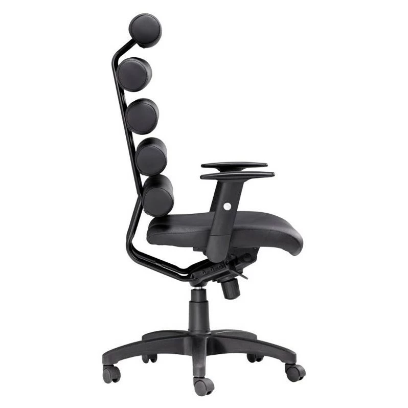 ZUO Unico Office Chair Black 4 ZUO Unico Office Chair Black - Image 2