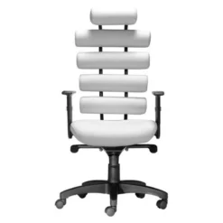 ZUO Unico Office Chair White -CYMAX Sales 488273 3 L