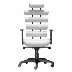ZUO Unico Office Chair White -CYMAX Sales 488273 5 L