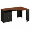 Wheaton Reversible Corner Desk In Antique Black And Cherry - Engineered Wood 2 Wheaton Reversible Corner Desk In Antique Black And Cherry - Engineered Wood -CYMAX Sales 494824 9 L