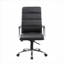 Boss Office Executive CaressoftPlus Chair With Metal Chrome Finish -CYMAX Sales 498905 2 L
