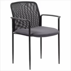 Boss Office Stackable Mesh Guest Chair In Blue