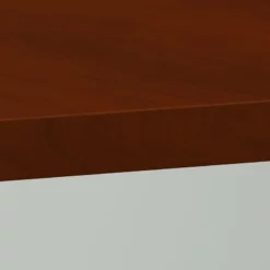 42W Round Conference Table With Wood Base In White - Engineered Wood -CYMAX Sales 503286 3 L