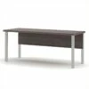 Bestar Pro-Linea Table With Metal Legs In White