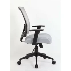 Boss Office Products Mesh Back Task Office Chair In Gray -CYMAX Sales 521911 3 L