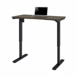 Bestar 30" X 60" Power Adjustable Standing Desk In Antigua -CYMAX Sales 522611 2 L 1