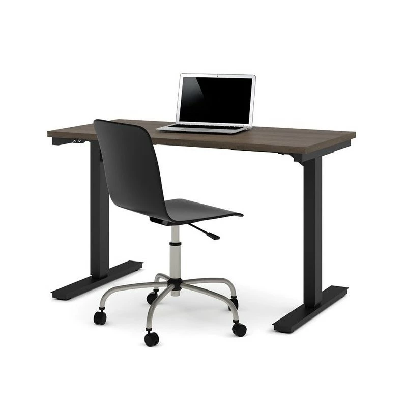 Bestar 24" X 48" Power Adjustable Standing Desk In Antigua 8 Bestar 24" X 48" Power Adjustable Standing Desk In Antigua - Image 6
