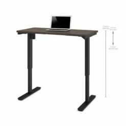 Bestar 30" X 60" Power Adjustable Standing Desk In Antigua -CYMAX Sales 522611 L 1